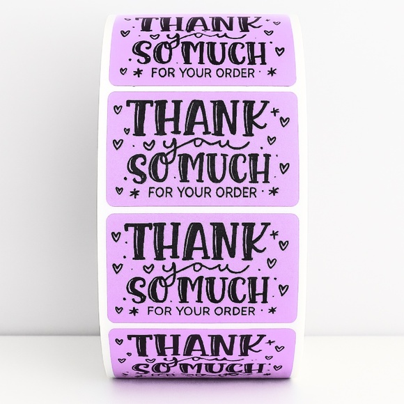Thank You So Much For Your Order Sticker Small Shop sticker Small Business label - Picture 3 of 11